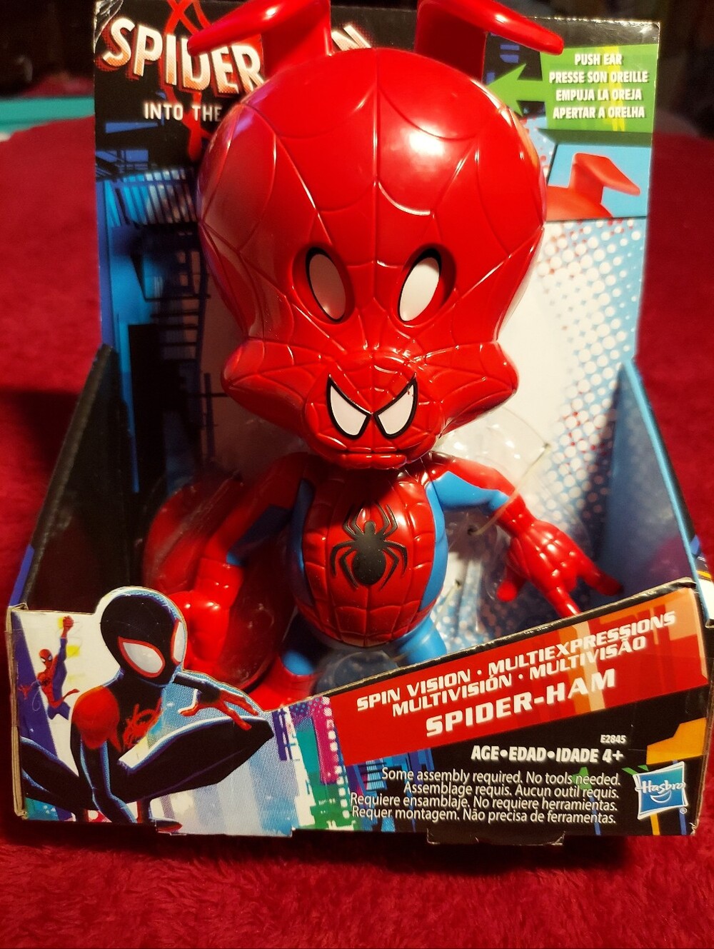NEW Spider-Man Into the Spider-Verse Spin Vision Spider-Ham Action Figure